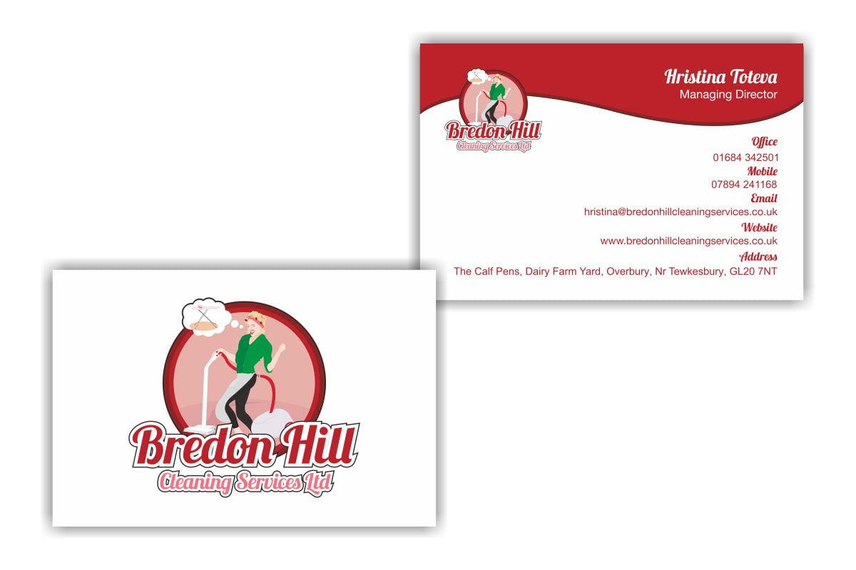 Bredon Hiill Cleaning Services Business Cards Business Cards