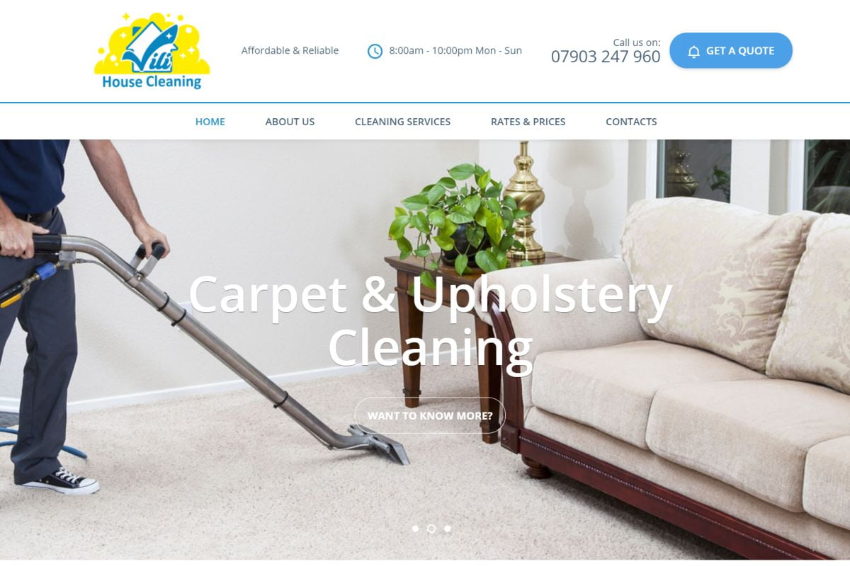 Business Start-up Websites Vili House Cleaning Business Start-up Websites