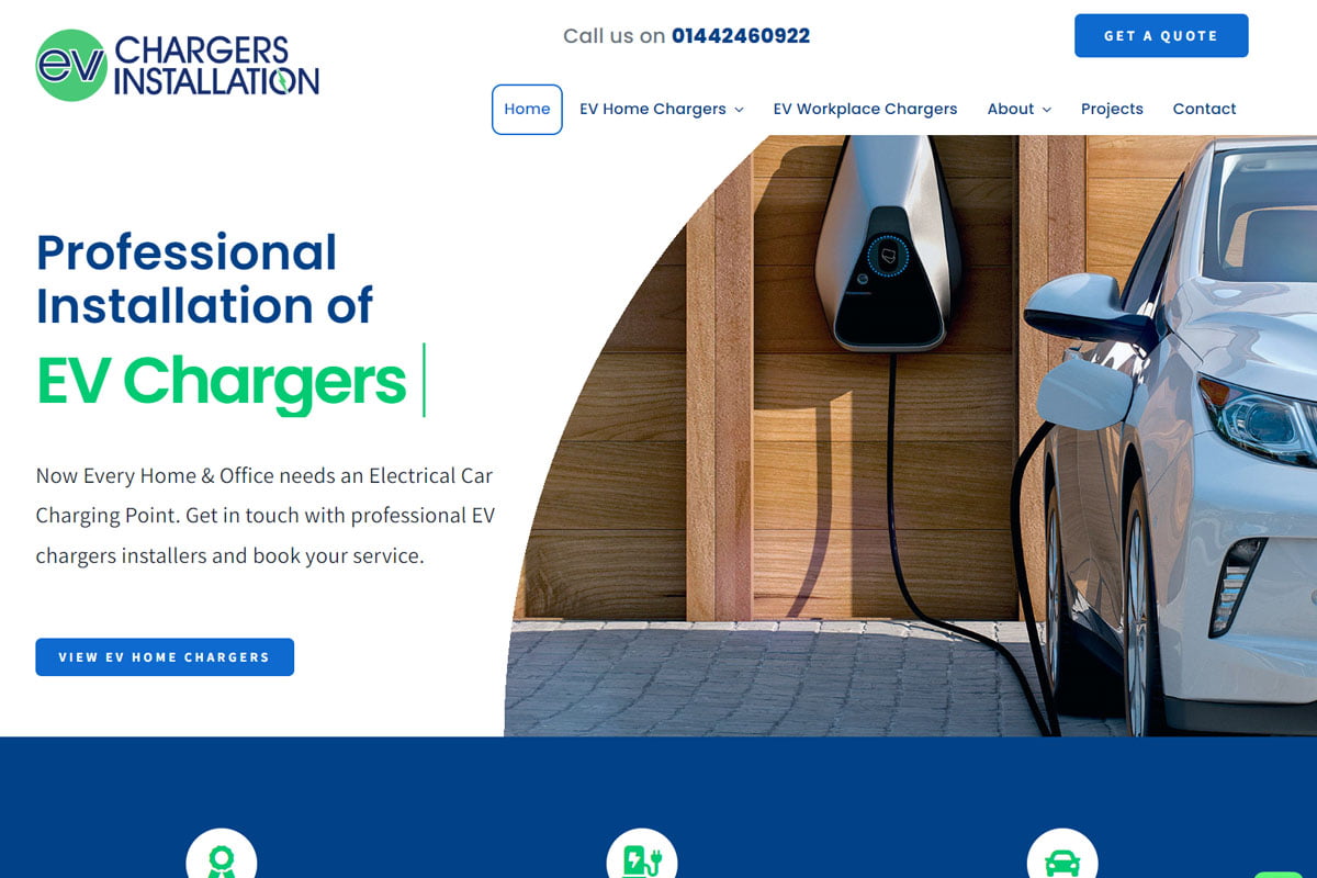 EV Chargers Installation Website