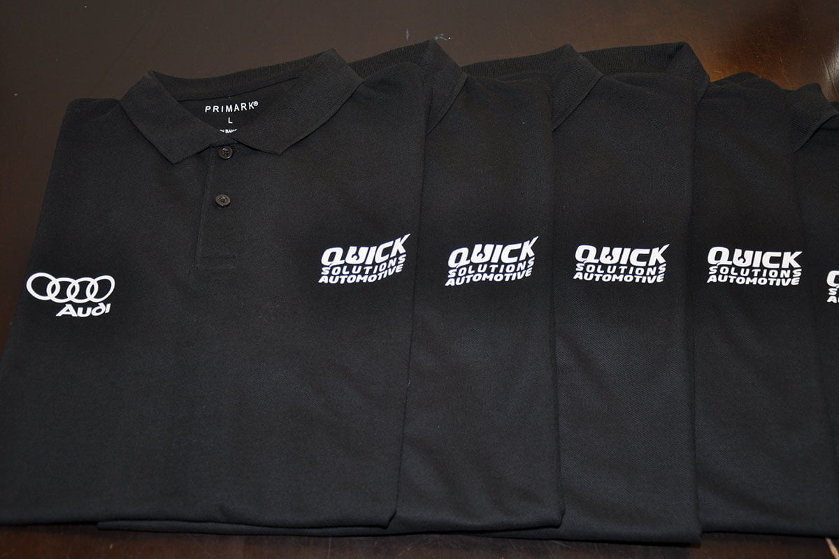 Quick Solutions Automotive Printed Polo Shirts