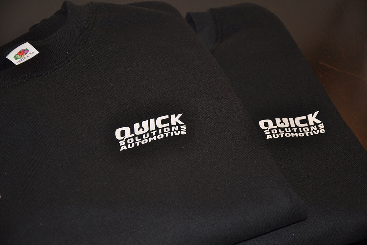 Quick Solutions Automotive Printed Sweatshirts