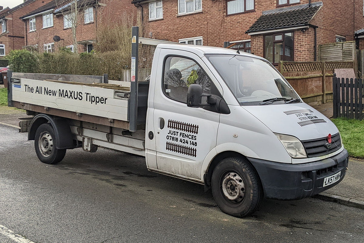 Just Fences Lorry Signage