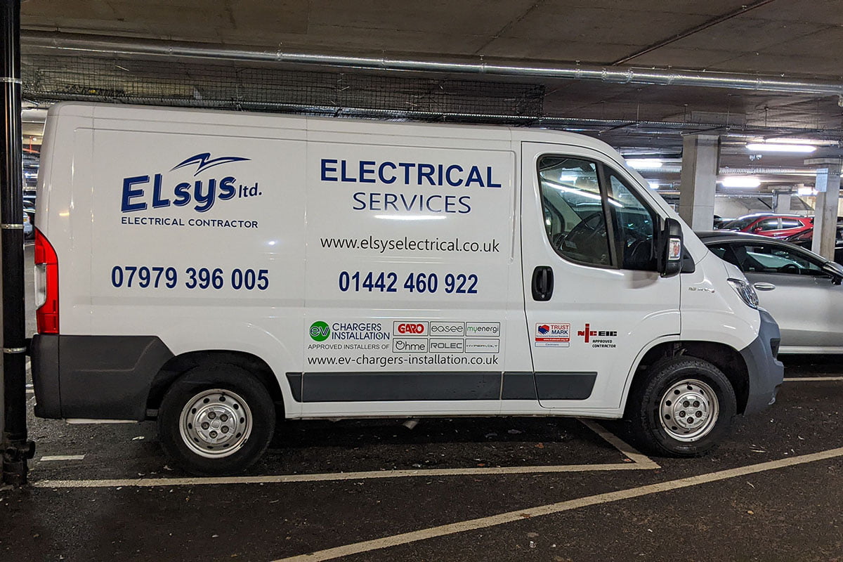 Elsys Electrical Van Signage
