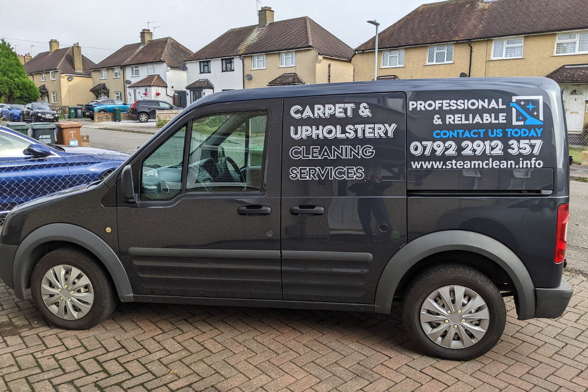 Steam Clean Van Signage